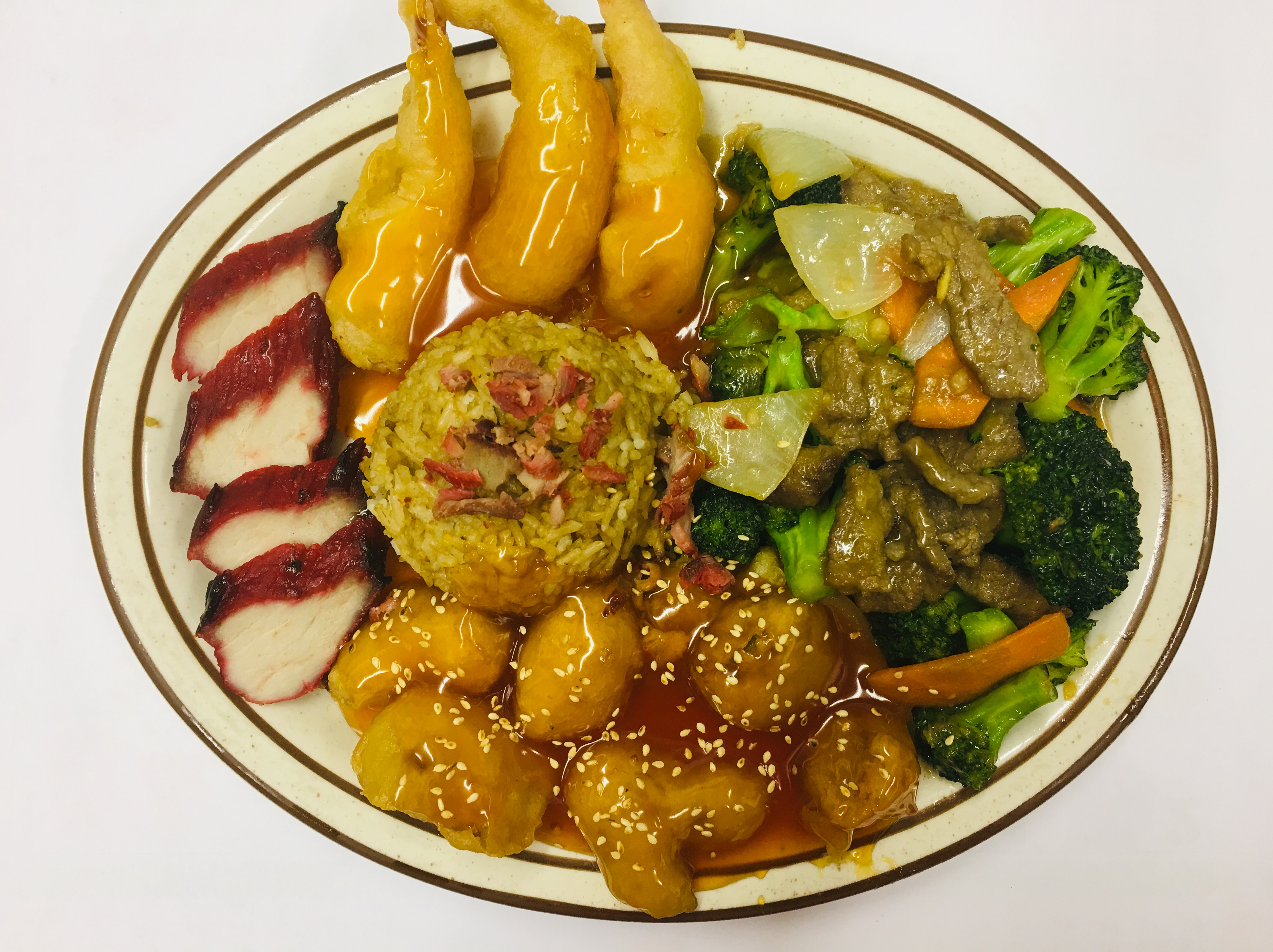 Arranged Food and Objects
