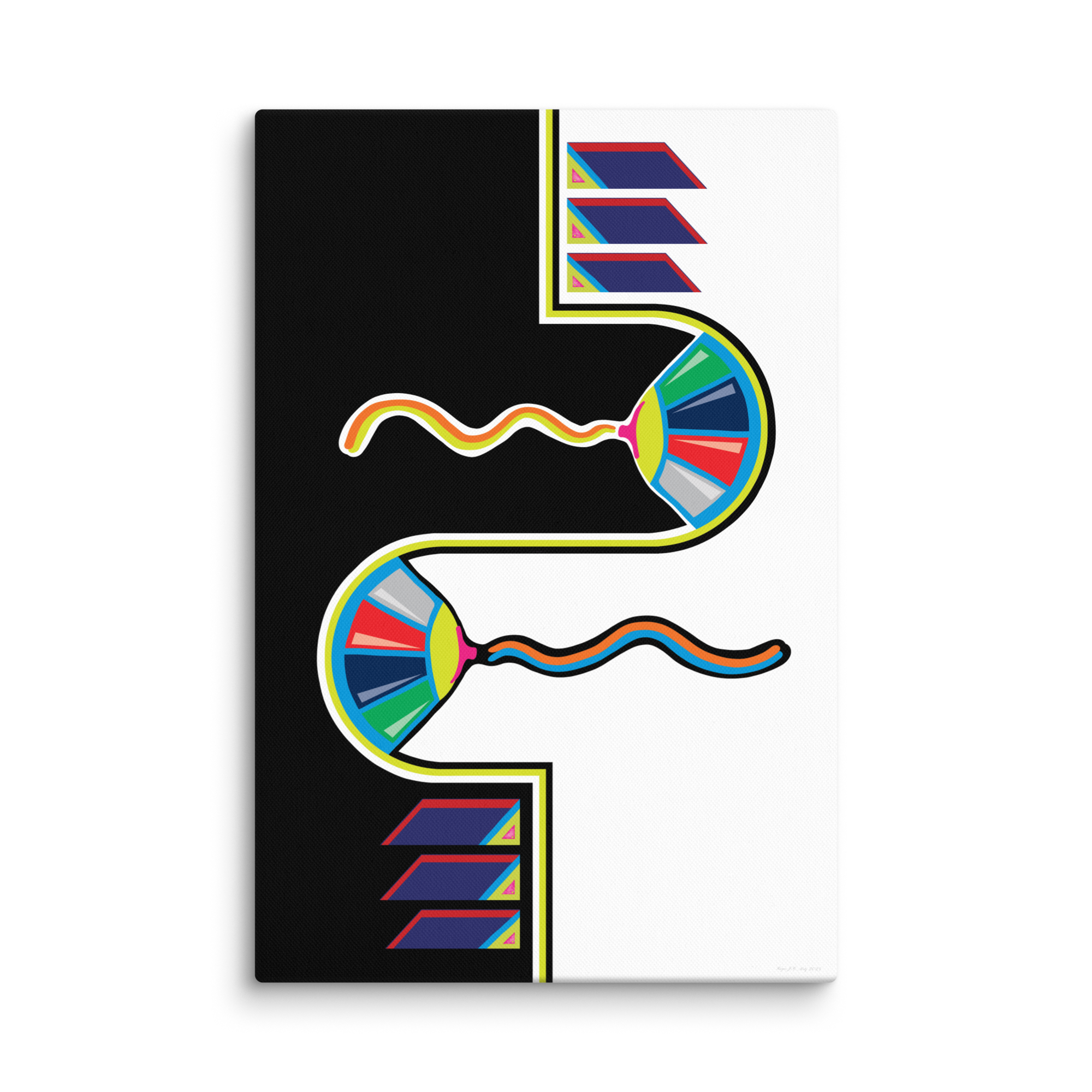 37 WOOCHEN Shaman Oracle - BALANCE - Canvas