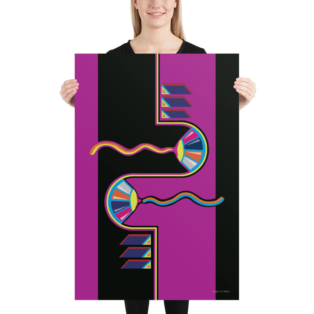 37 WOOCHEN Shaman Oracle - BALANCE - Poster