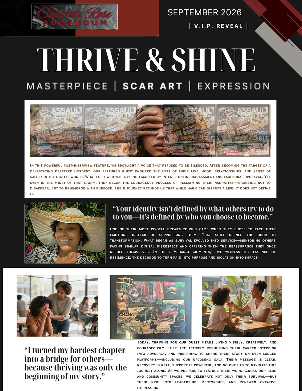 Thrive 'n' Shine | The Art of Scars