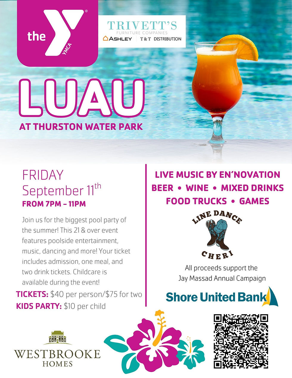 Luau at Thurston Water Park