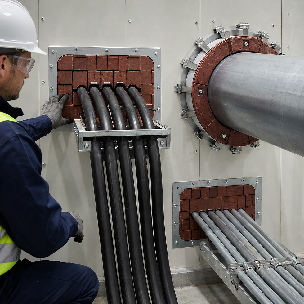 Electrical piping, sleeves and conductors
