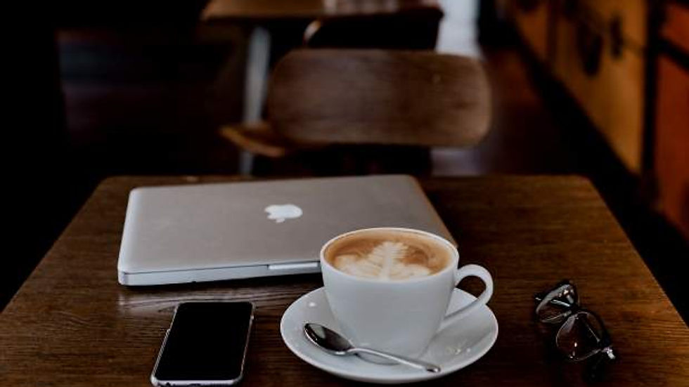 iPadとコーヒー