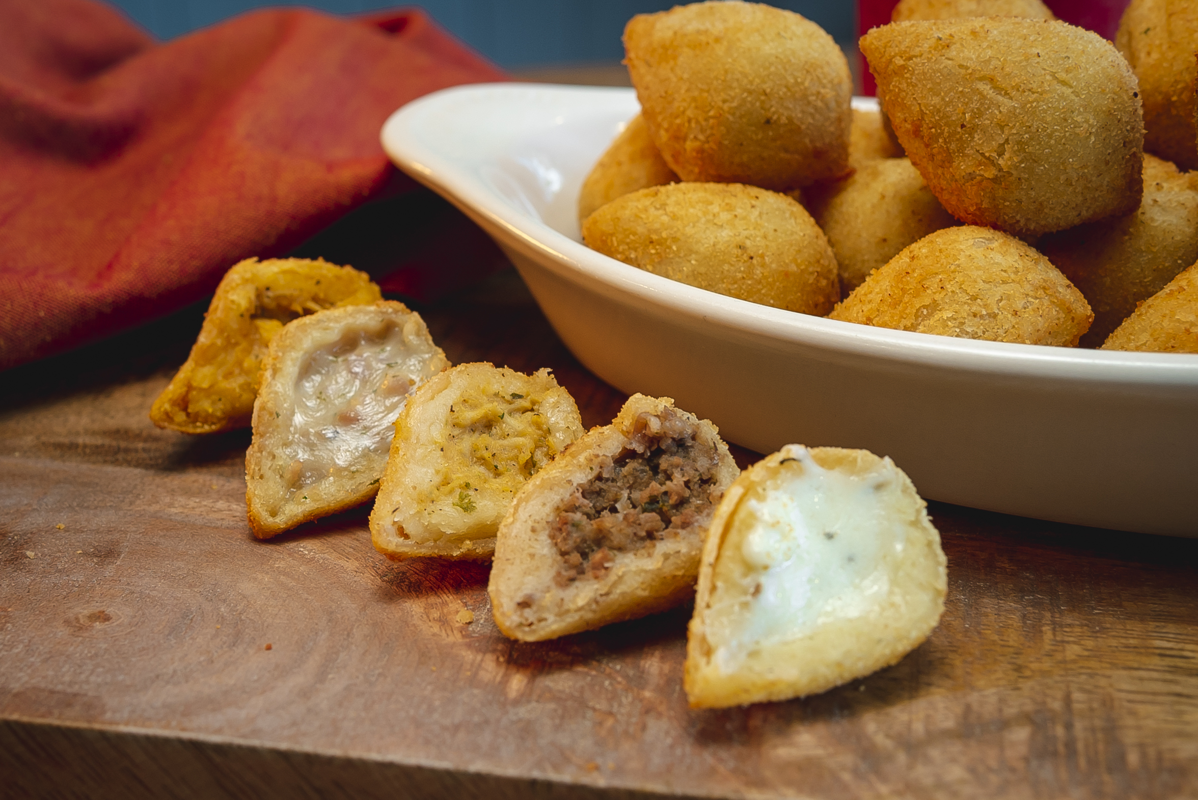 Arranged Food and Objects