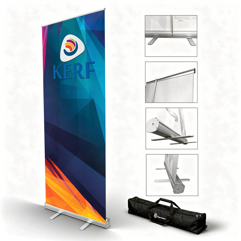 Pendón Roller Papel Sintético 100x200 cm.