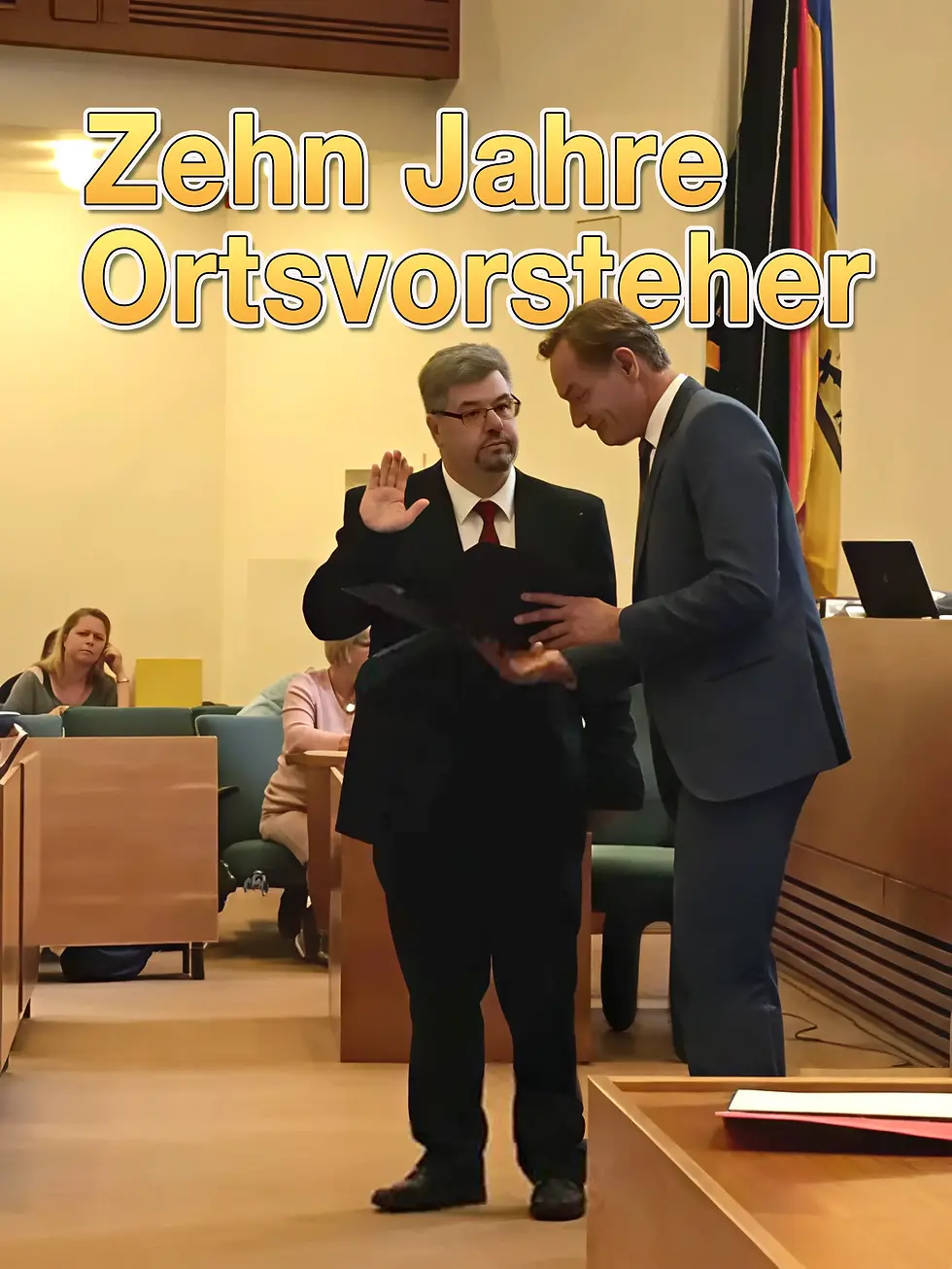 Vereidigung als Ortsvorsteher am 18.5.2016