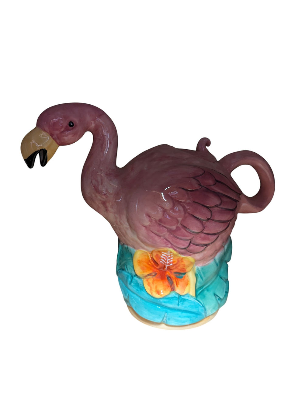 Summer Fun Flamingo Teapot