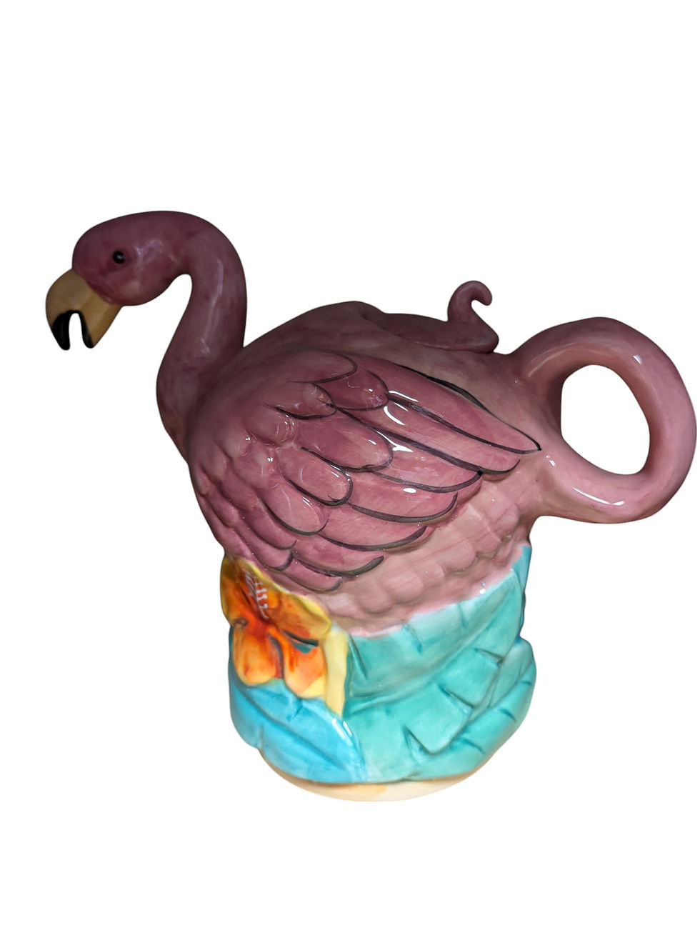 Summer Fun Flamingo Teapot