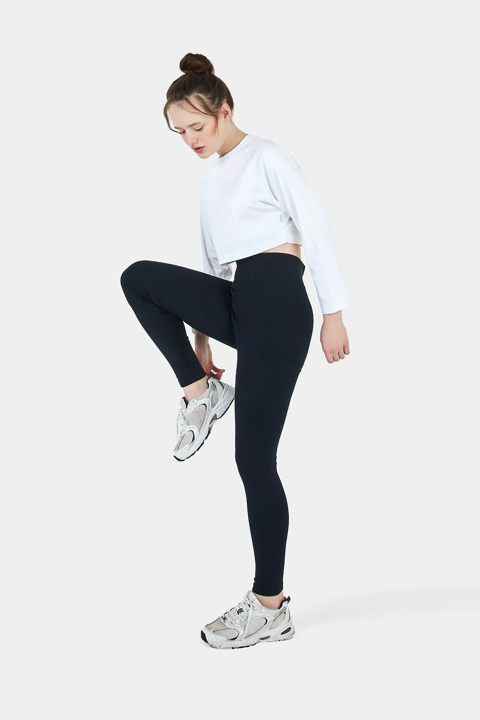 Küçük resim: Mitakis - Merserize Uzun Kol Oversize Crop