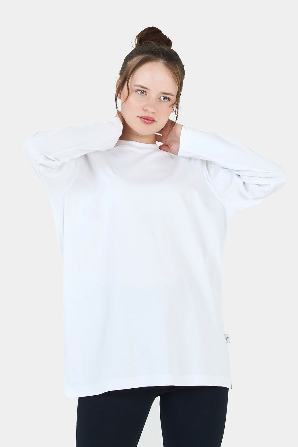 Küçük resim: Serka - Bisiklet Yaka Uzun Kol Oversize Basic