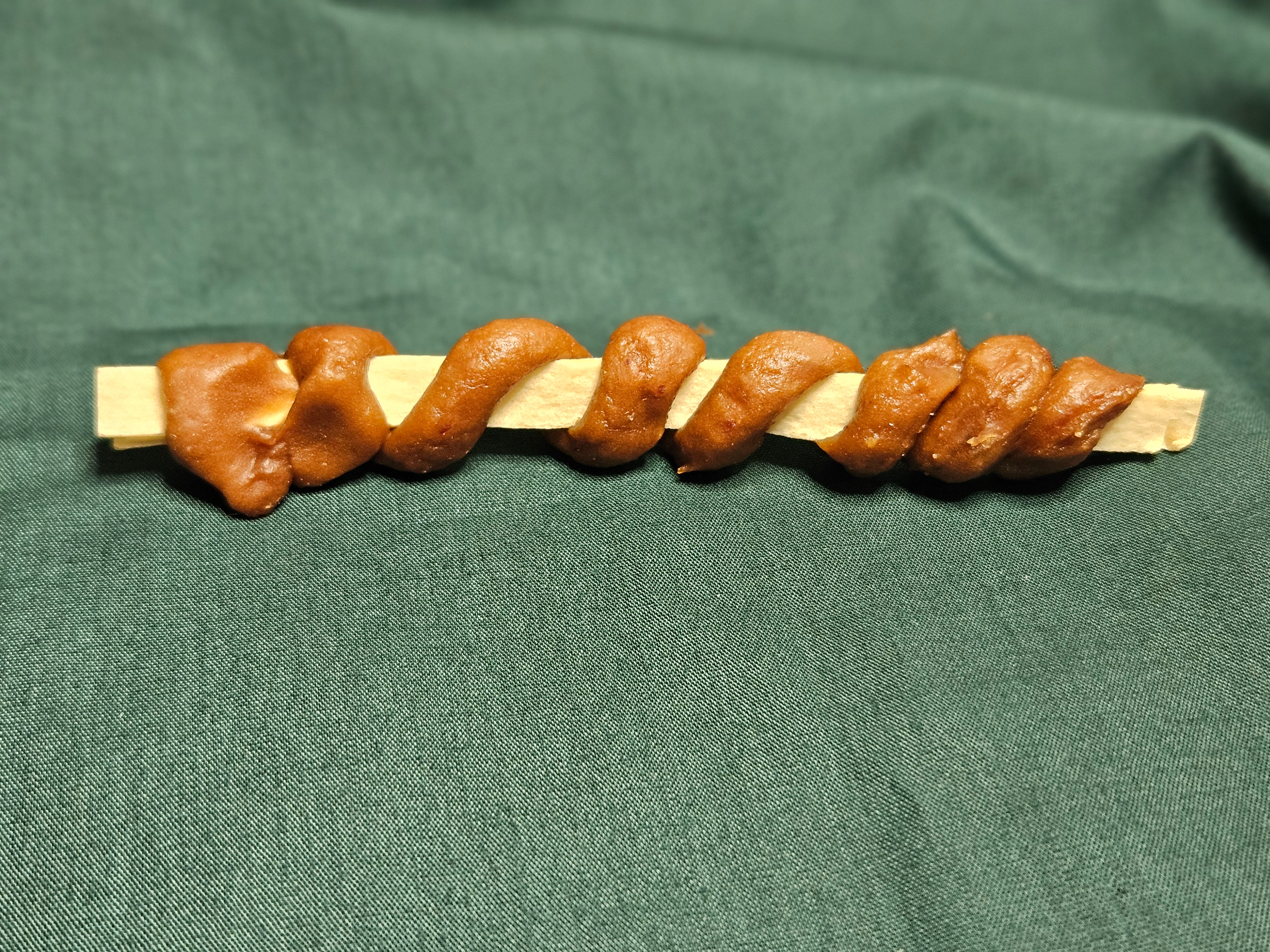 Cod Strips Wrapped in Duck Swirls