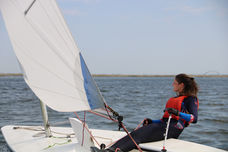 LAser segeln auf der Ostsee