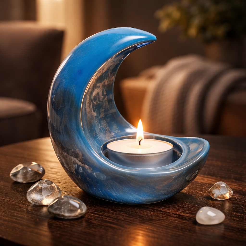 Moon Tealight Holder