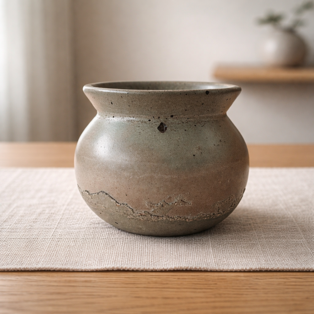 Rustic Desert Earth Alchemy Pot | Handmade Concrete Planter