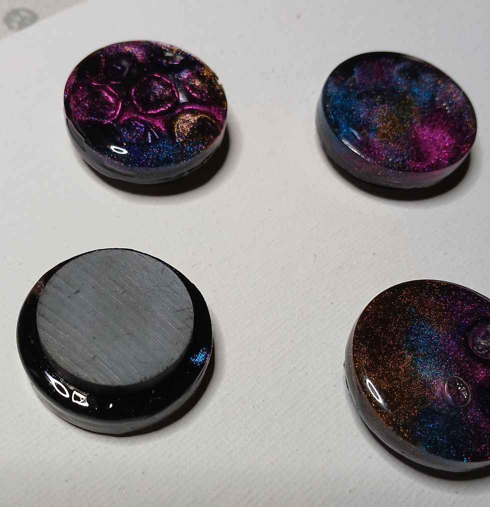 Thumbnail: Handmade Resin Magnet Set
