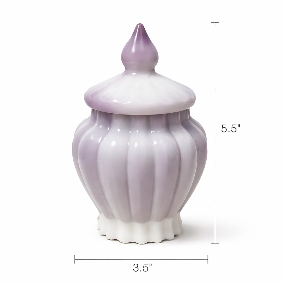 Thumbnail: Handmade Resin Storage Vessel with Lid