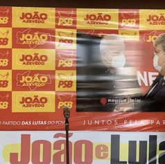 João e Lula: painel do evento de filiação do governador tem dobradinha PSB-PT