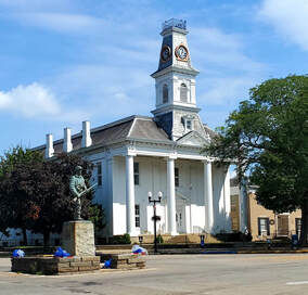 The historic McConnelsville Courthouse on the Square