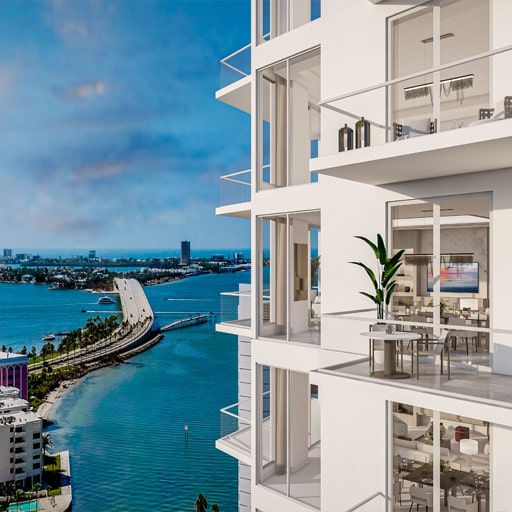 The Ritz-Carlton Luxury Condos in The Quay district, Downtown Sarasota.