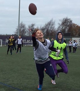 Leeds American Football - school PE lesson