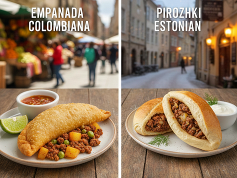 Is the Pirozhki the Distant Cousin of the Empanada?