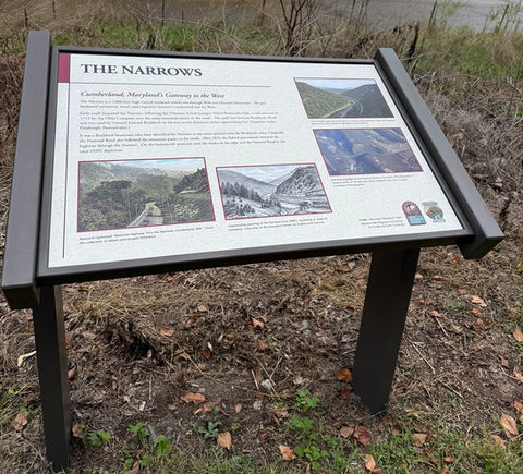 New interpretative signs on Great Allegheny Passage