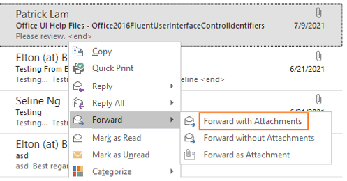 Forward options