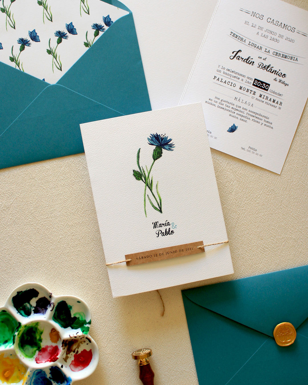Invitación "flor"