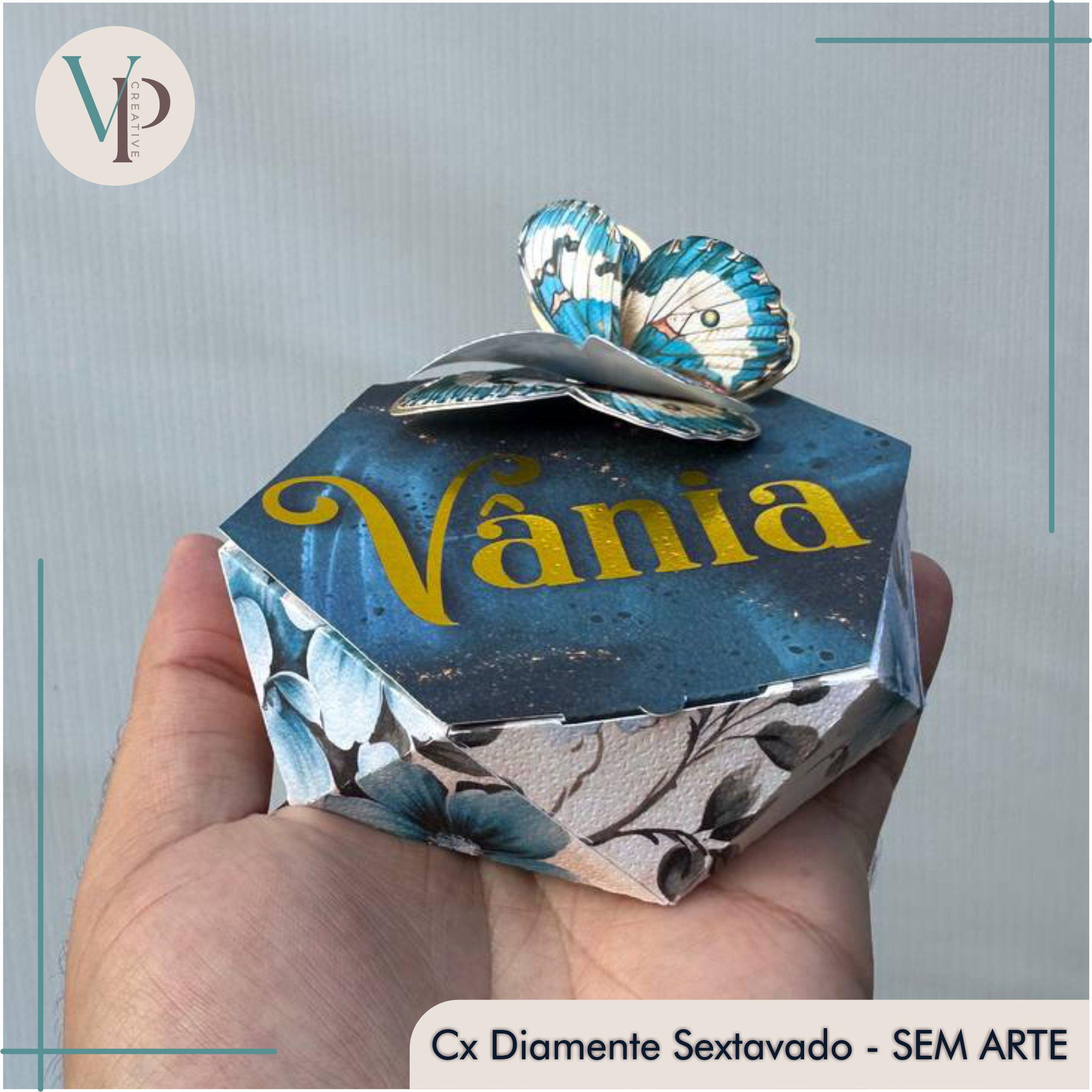 Caixa Diamante Sextavado