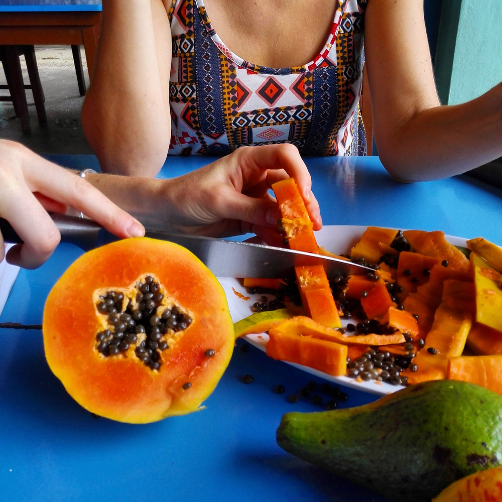 Papaya, Caye Caulker island, Belize