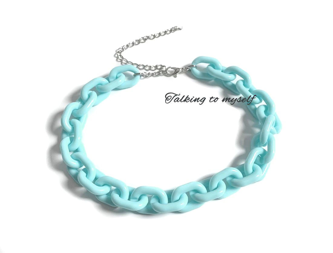 Chunky blue - choker