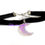 Thumbnail: Sametti choker - Iridescent  Moon