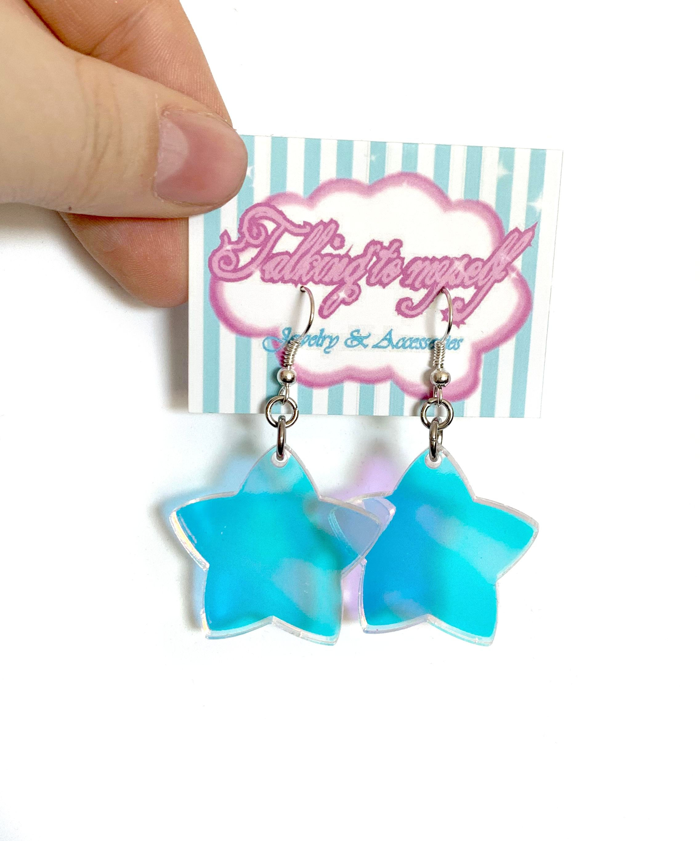 Iridescent Chubby Star - korvakorut