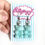 Thumbnail: Nallekarkki-korvakorut - blue glitter
