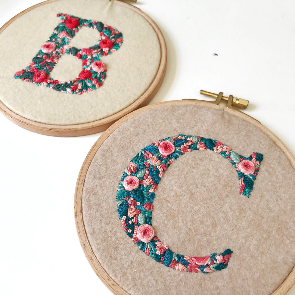 Thumbnail: Custom Initial Embroidery for Sara