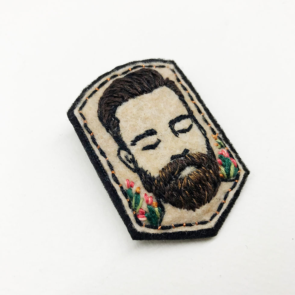 Thumbnail: RESERVED for Brooke - Bearded man