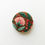 Thumbnail: Floral button No 1 - Hand embroidered button