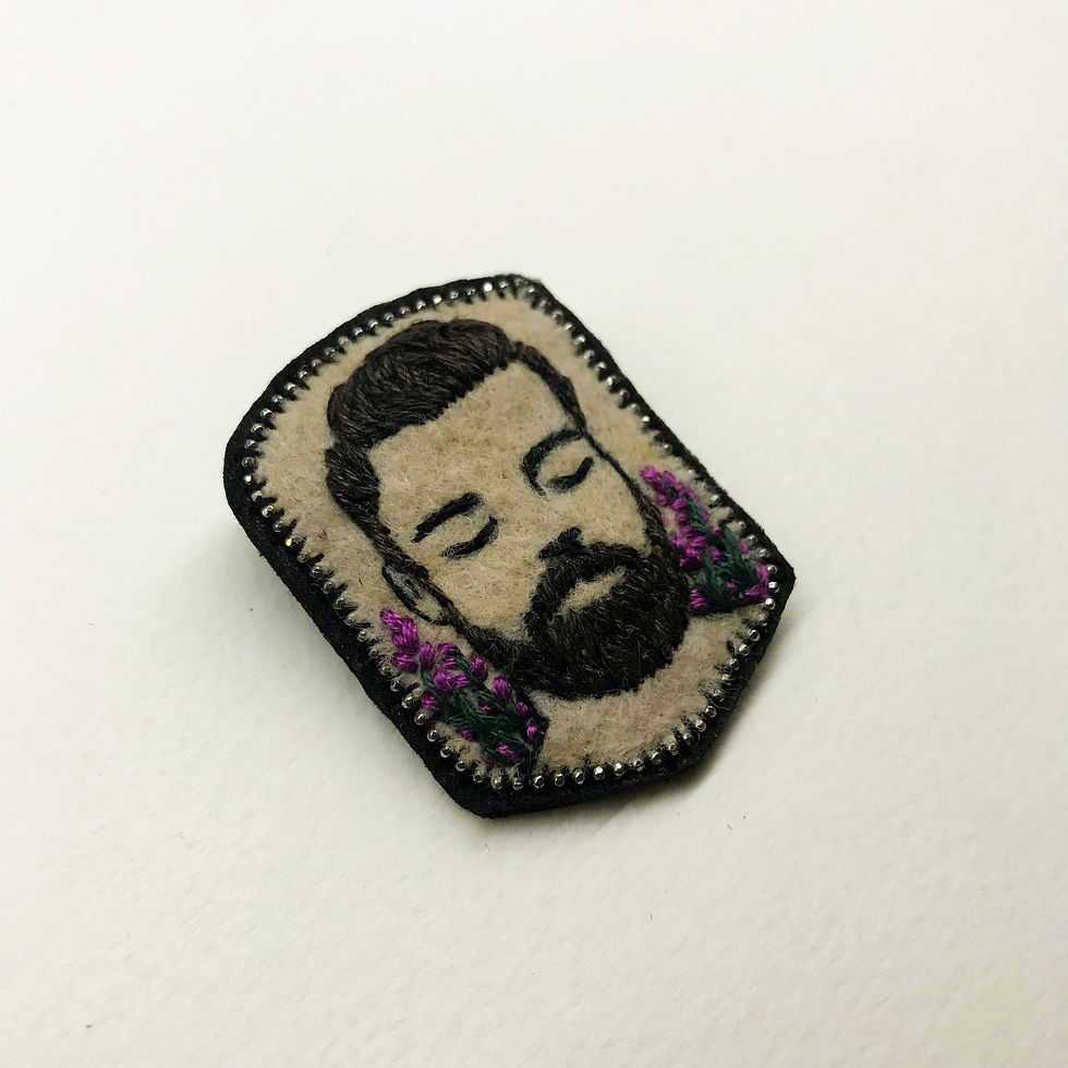Thumbnail: RESERVED for Letizia- Bearded man
