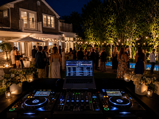 DJ in the Hamptons