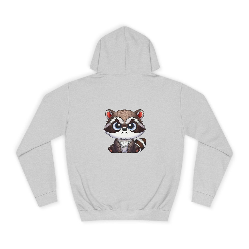 Thumbnail: Affrownie Unisex Hoodie (Raccoon)