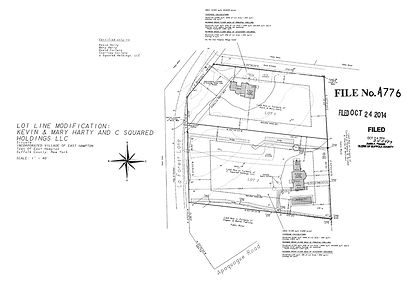 Harty & C Squared Lot Line Modification, East Hampton