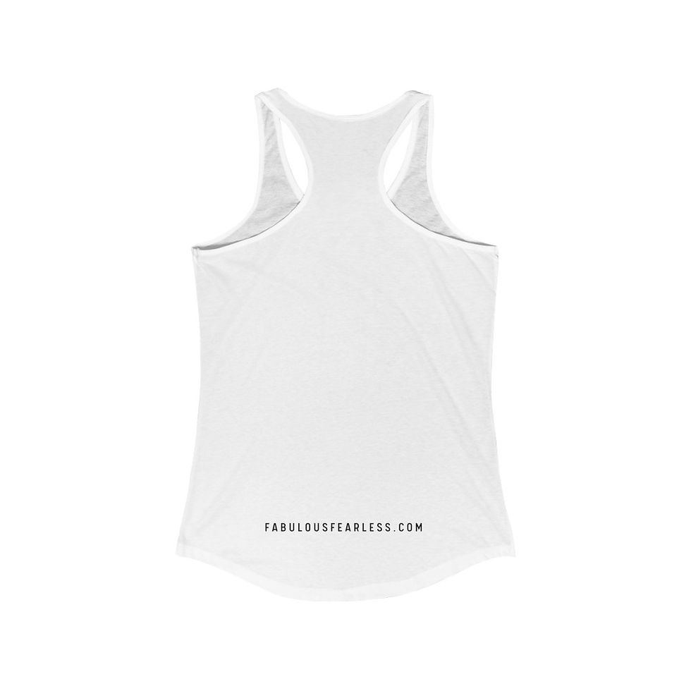 Thumbnail: "Under Construction" Breast Cancer Women's Ideal Racerback Tank