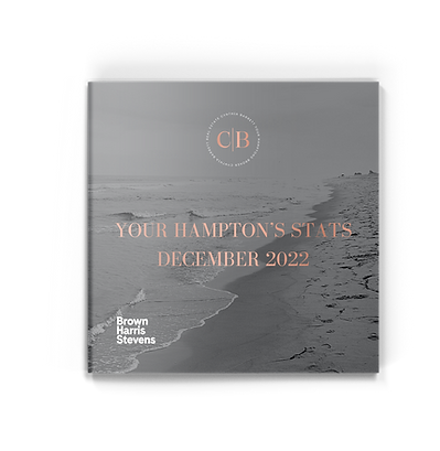 Hamptons market statistics December 2022 real estate report