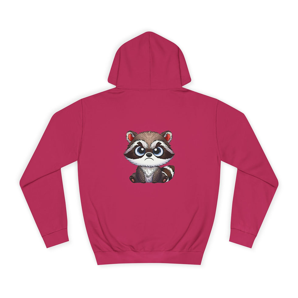 Thumbnail: Affrownie Unisex Hoodie (Raccoon)