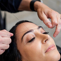 Brow Threading at Salon Ethos in Miami