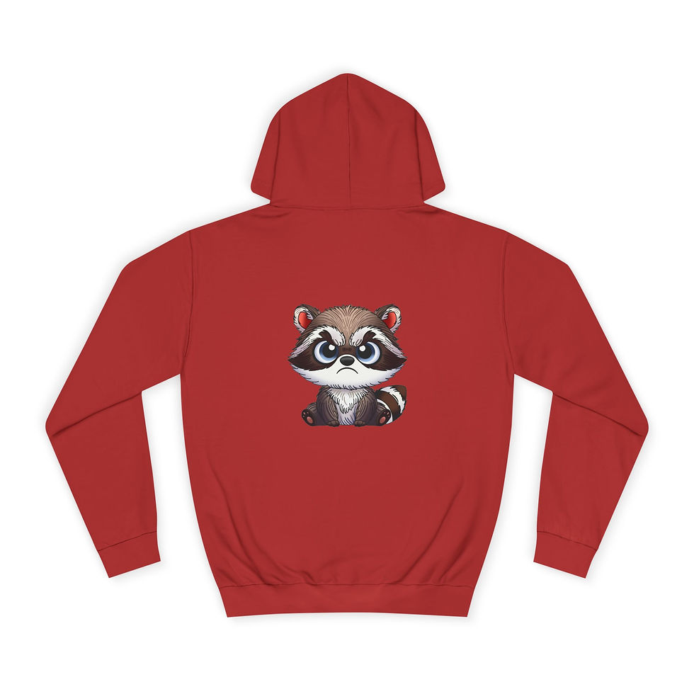 Thumbnail: Affrownie Unisex Hoodie (Raccoon)