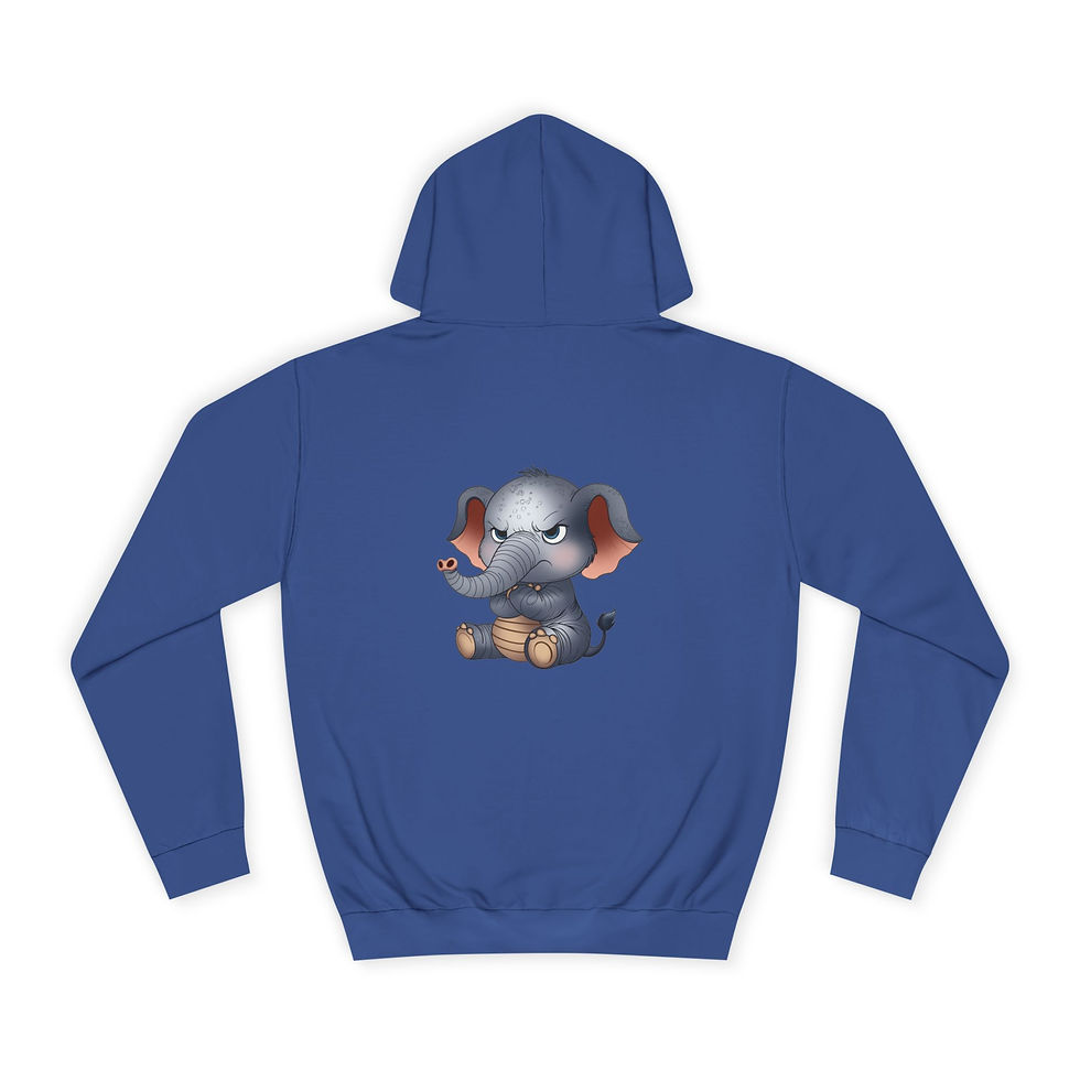 Thumbnail: Affrownie Unisex Hoodie (Elephant)