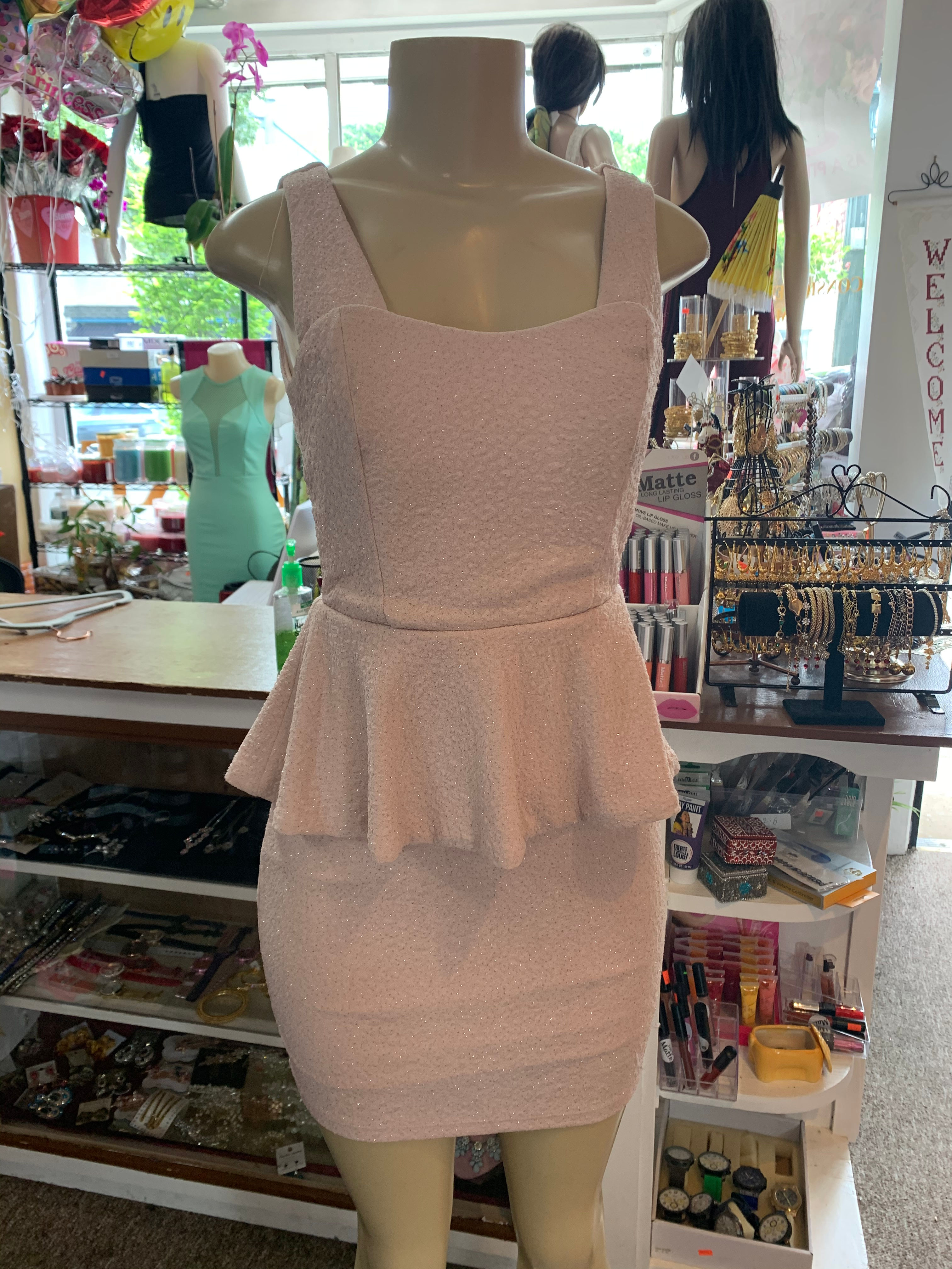 Women's Light Pink Cocktail Dress