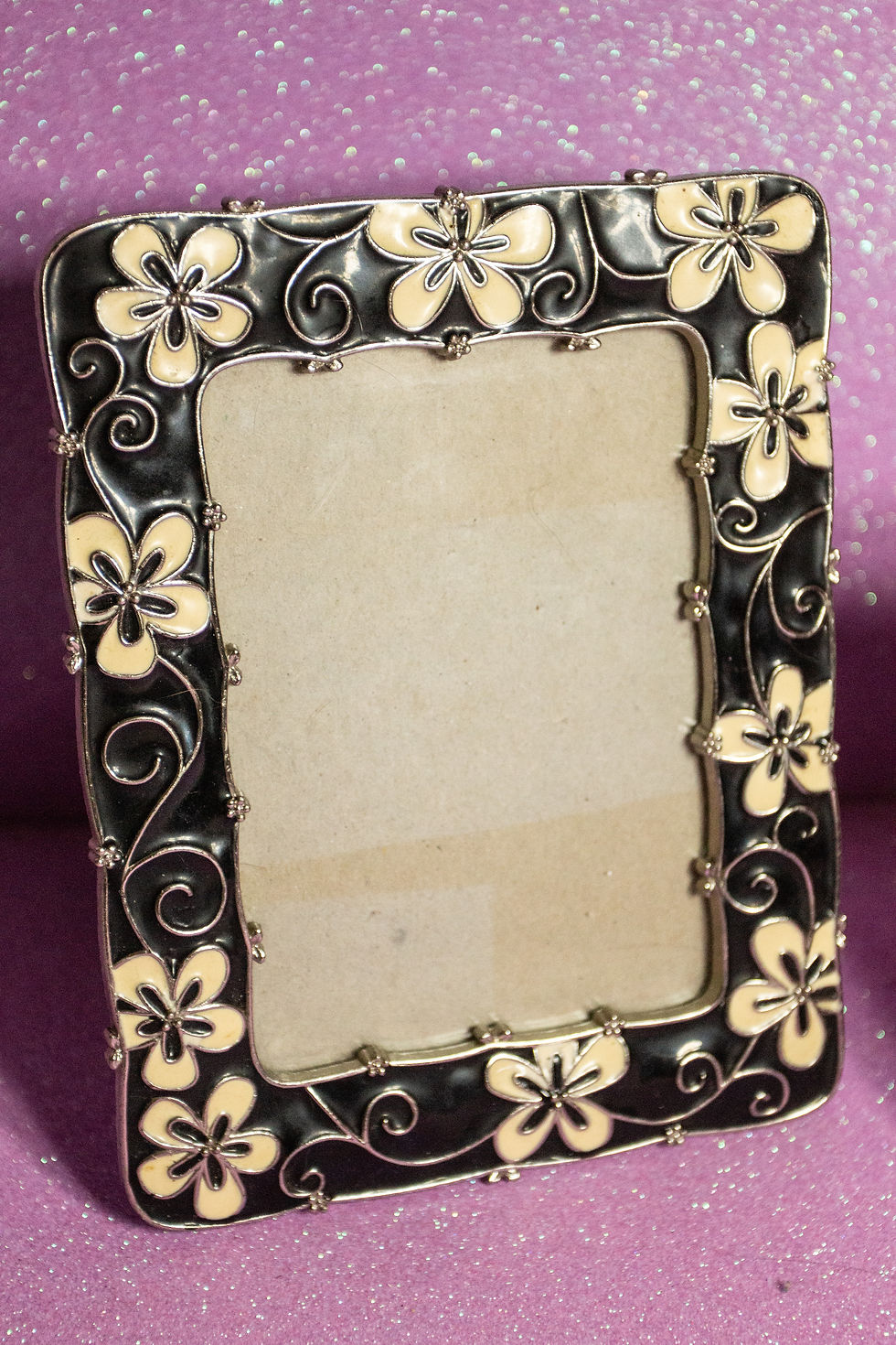 Porta-retrato flores