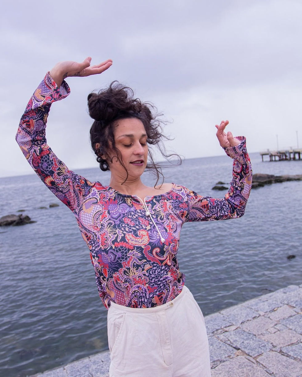Miniatura: Blusa manga longa estampada